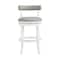 Alaterre Furniture Hanover Swivel Bar Height Bar Stool, White and Gray ANHN02PDC - alternate 1